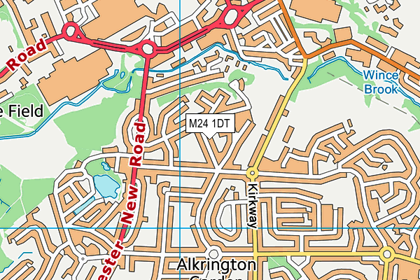 M24 1DT map - OS VectorMap District (Ordnance Survey) M24 1DT map - OS VectorMap District (Ordnance Survey)