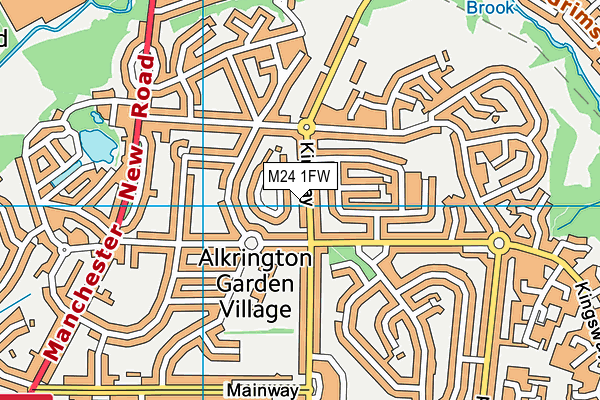M24 1FW map - OS VectorMap District (Ordnance Survey) M24 1FW map - OS VectorMap District (Ordnance Survey)