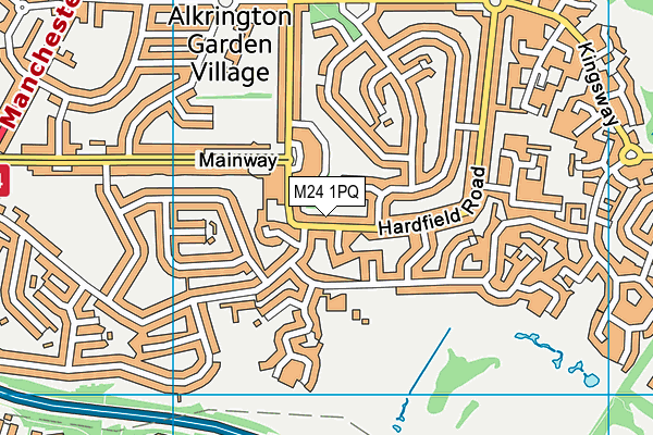 M24 1PQ map - OS VectorMap District (Ordnance Survey) M24 1PQ map - OS VectorMap District (Ordnance Survey)