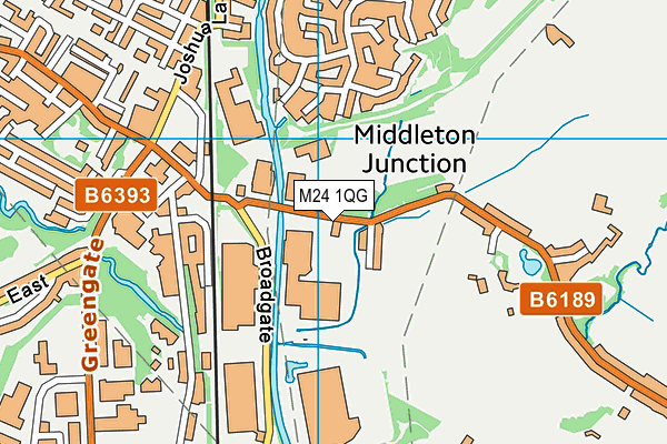 M24 1QG map - OS VectorMap District (Ordnance Survey) M24 1QG map - OS VectorMap District (Ordnance Survey)