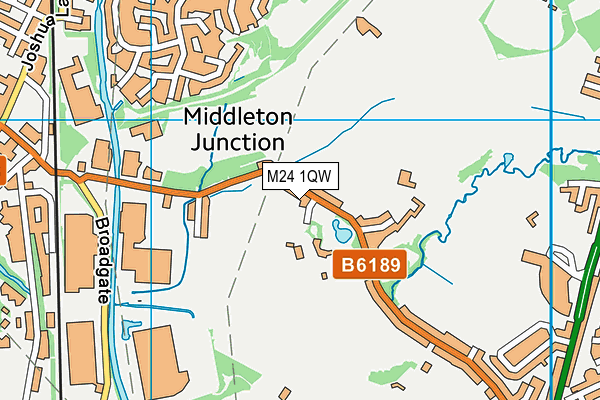 M24 1QW map - OS VectorMap District (Ordnance Survey) M24 1QW map - OS VectorMap District (Ordnance Survey)