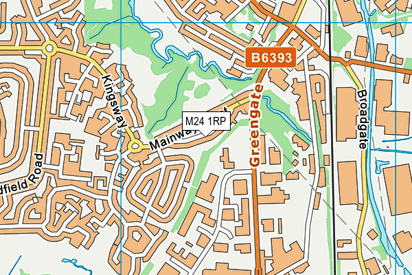 M24 1RP map - OS VectorMap District (Ordnance Survey) M24 1RP map - OS VectorMap District (Ordnance Survey)