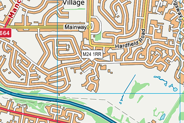 M24 1RR map - OS VectorMap District (Ordnance Survey) M24 1RR map - OS VectorMap District (Ordnance Survey)