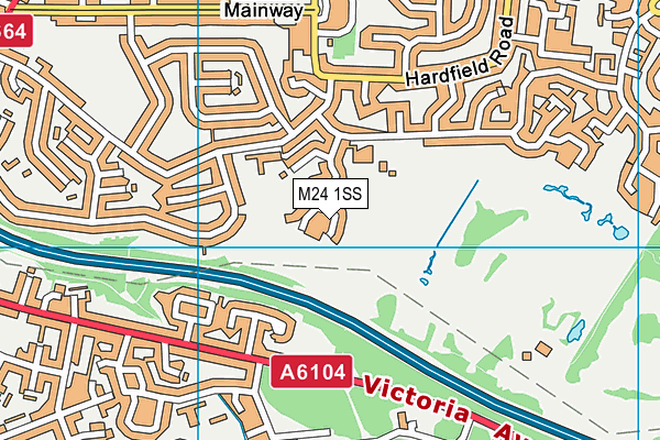M24 1SS map - OS VectorMap District (Ordnance Survey) M24 1SS map - OS VectorMap District (Ordnance Survey)