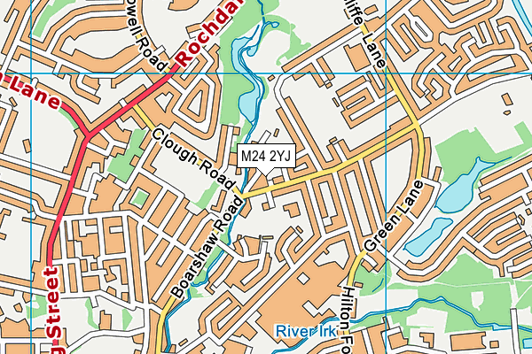 M24 2YJ map - OS VectorMap District (Ordnance Survey) M24 2YJ map - OS VectorMap District (Ordnance Survey)