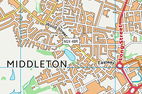 M24 4BR map - OS VectorMap District (Ordnance Survey) M24 4BR map - OS VectorMap District (Ordnance Survey)