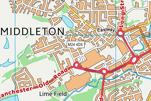 M24 4DX map - OS VectorMap District (Ordnance Survey) M24 4DX map - OS VectorMap District (Ordnance Survey)