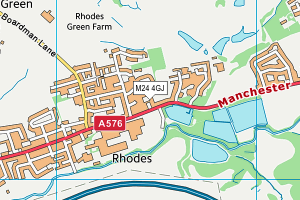M24 4GJ map - OS VectorMap District (Ordnance Survey) M24 4GJ map - OS VectorMap District (Ordnance Survey)