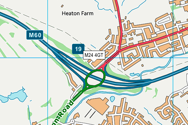 M24 4GT map - OS VectorMap District (Ordnance Survey) M24 4GT map - OS VectorMap District (Ordnance Survey)