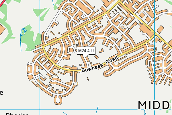 M24 4JJ map - OS VectorMap District (Ordnance Survey) M24 4JJ map - OS VectorMap District (Ordnance Survey)