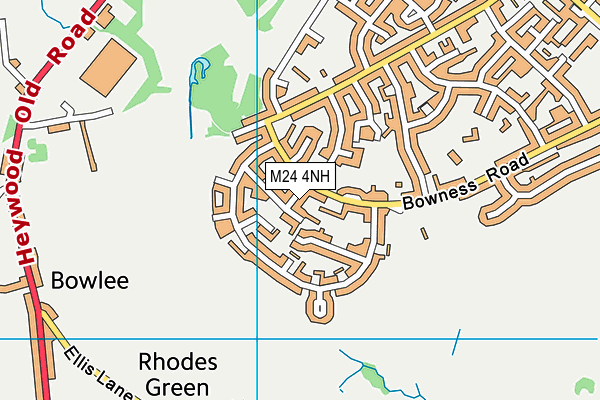 M24 4NH map - OS VectorMap District (Ordnance Survey) M24 4NH map - OS VectorMap District (Ordnance Survey)