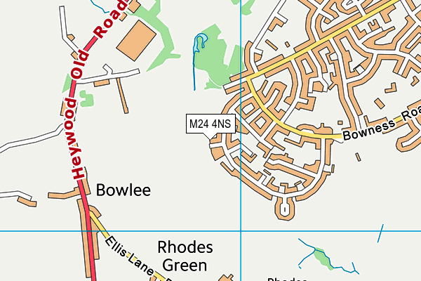M24 4NS map - OS VectorMap District (Ordnance Survey) M24 4NS map - OS VectorMap District (Ordnance Survey)