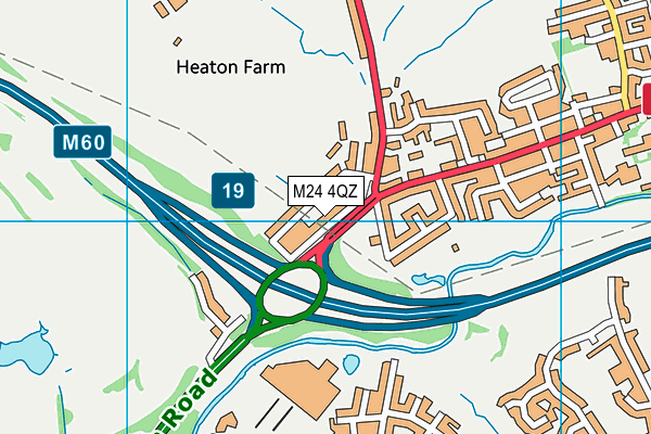 M24 4QZ map - OS VectorMap District (Ordnance Survey) M24 4QZ map - OS VectorMap District (Ordnance Survey)