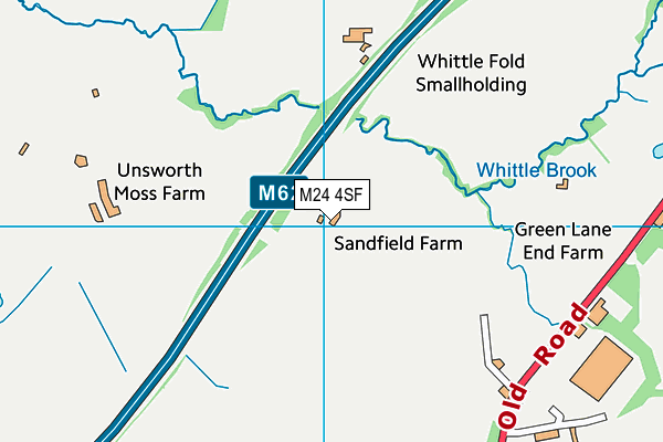 M24 4SF map - OS VectorMap District (Ordnance Survey) M24 4SF map - OS VectorMap District (Ordnance Survey)