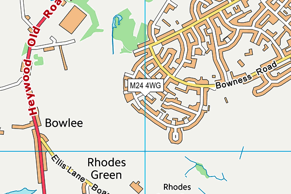 M24 4WG map - OS VectorMap District (Ordnance Survey) M24 4WG map - OS VectorMap District (Ordnance Survey)