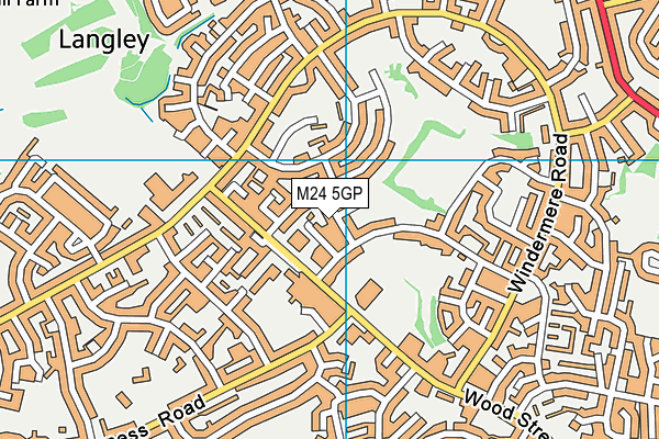 M24 5GP map - OS VectorMap District (Ordnance Survey) M24 5GP map - OS VectorMap District (Ordnance Survey)