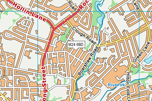 M24 6BD map - OS VectorMap District (Ordnance Survey) M24 6BD map - OS VectorMap District (Ordnance Survey)