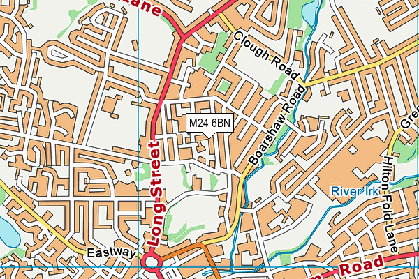 M24 6BN map - OS VectorMap District (Ordnance Survey) M24 6BN map - OS VectorMap District (Ordnance Survey)