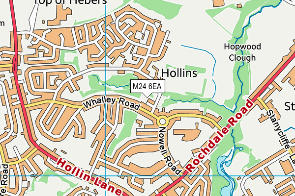 M24 6EA map - OS VectorMap District (Ordnance Survey) M24 6EA map - OS VectorMap District (Ordnance Survey)