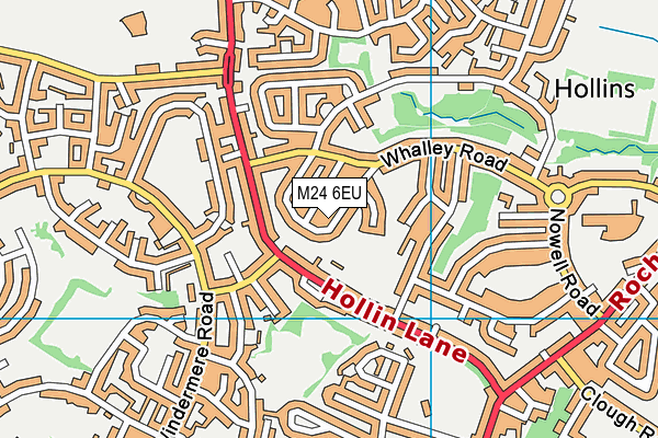 M24 6EU map - OS VectorMap District (Ordnance Survey) M24 6EU map - OS VectorMap District (Ordnance Survey)
