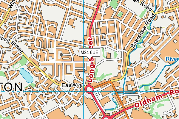 M24 6UE map - OS VectorMap District (Ordnance Survey) M24 6UE map - OS VectorMap District (Ordnance Survey)