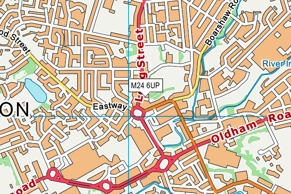 M24 6UP map - OS VectorMap District (Ordnance Survey) M24 6UP map - OS VectorMap District (Ordnance Survey)