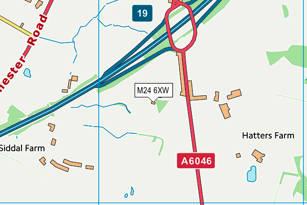 M24 6XW map - OS VectorMap District (Ordnance Survey) M24 6XW map - OS VectorMap District (Ordnance Survey)