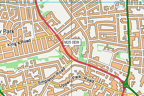 M25 0EW map - OS VectorMap District (Ordnance Survey) M25 0EW map - OS VectorMap District (Ordnance Survey)