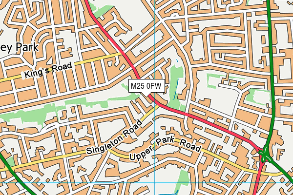 M25 0FW map - OS VectorMap District (Ordnance Survey) M25 0FW map - OS VectorMap District (Ordnance Survey)