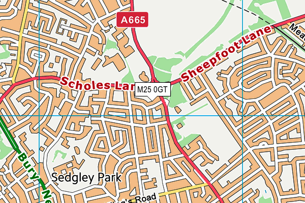 M25 0GT map - OS VectorMap District (Ordnance Survey) M25 0GT map - OS VectorMap District (Ordnance Survey)