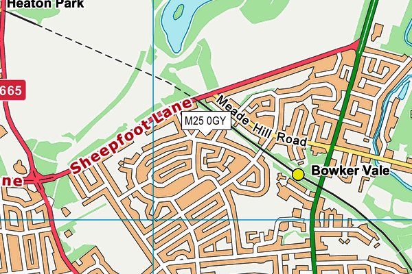 M25 0GY map - OS VectorMap District (Ordnance Survey) M25 0GY map - OS VectorMap District (Ordnance Survey)