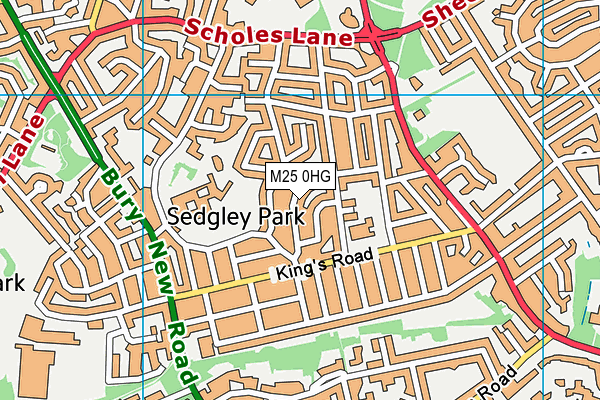M25 0HG map - OS VectorMap District (Ordnance Survey) M25 0HG map - OS VectorMap District (Ordnance Survey)