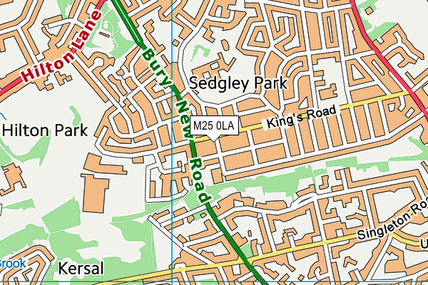 M25 0LA map - OS VectorMap District (Ordnance Survey) M25 0LA map - OS VectorMap District (Ordnance Survey)