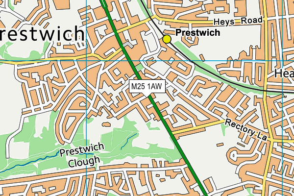 M25 1AW map - OS VectorMap District (Ordnance Survey) M25 1AW map - OS VectorMap District (Ordnance Survey)