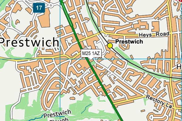 M25 1AZ map - OS VectorMap District (Ordnance Survey) M25 1AZ map - OS VectorMap District (Ordnance Survey)