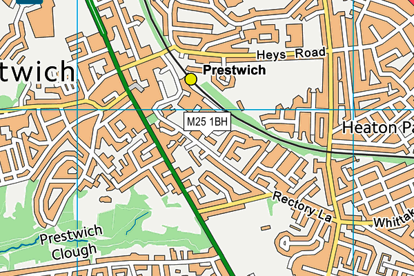 M25 1BH map - OS VectorMap District (Ordnance Survey) M25 1BH map - OS VectorMap District (Ordnance Survey)