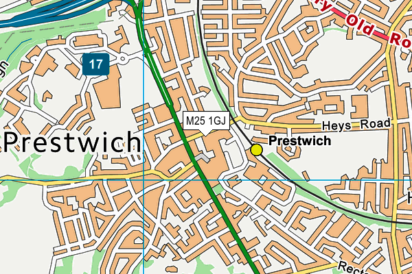 M25 1GJ map - OS VectorMap District (Ordnance Survey) M25 1GJ map - OS VectorMap District (Ordnance Survey)