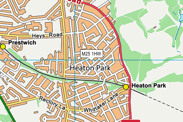 M25 1HW map - OS VectorMap District (Ordnance Survey) M25 1HW map - OS VectorMap District (Ordnance Survey)