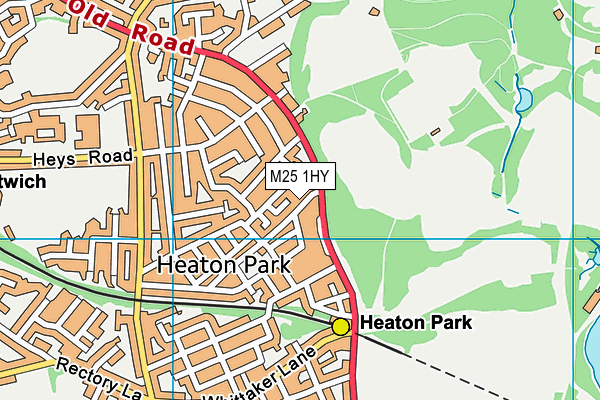 M25 1HY map - OS VectorMap District (Ordnance Survey) M25 1HY map - OS VectorMap District (Ordnance Survey)