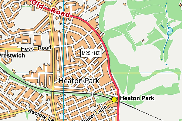 M25 1HZ map - OS VectorMap District (Ordnance Survey) M25 1HZ map - OS VectorMap District (Ordnance Survey)