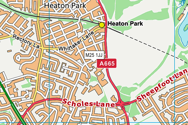 M25 1JJ map - OS VectorMap District (Ordnance Survey) M25 1JJ map - OS VectorMap District (Ordnance Survey)