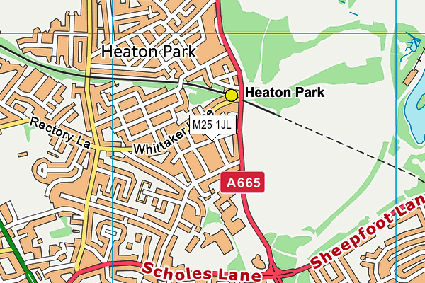 M25 1JL map - OS VectorMap District (Ordnance Survey) M25 1JL map - OS VectorMap District (Ordnance Survey)