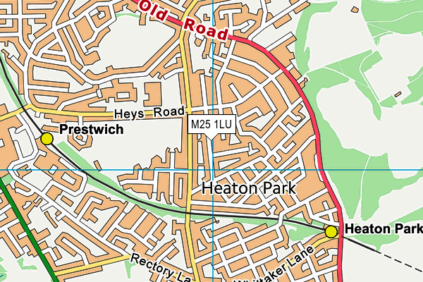 M25 1LU map - OS VectorMap District (Ordnance Survey) M25 1LU map - OS VectorMap District (Ordnance Survey)