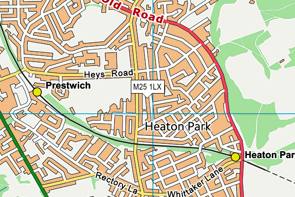 M25 1LX map - OS VectorMap District (Ordnance Survey) M25 1LX map - OS VectorMap District (Ordnance Survey)