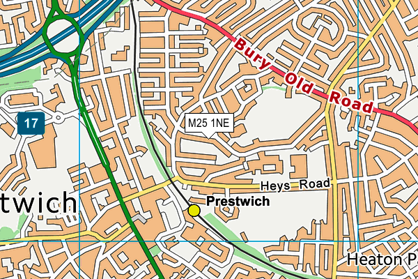 M25 1NE map - OS VectorMap District (Ordnance Survey) M25 1NE map - OS VectorMap District (Ordnance Survey)