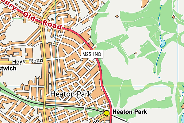 M25 1NQ map - OS VectorMap District (Ordnance Survey) M25 1NQ map - OS VectorMap District (Ordnance Survey)