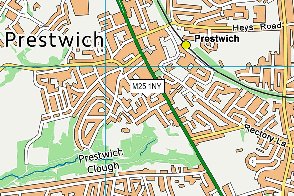 M25 1NY map - OS VectorMap District (Ordnance Survey) M25 1NY map - OS VectorMap District (Ordnance Survey)