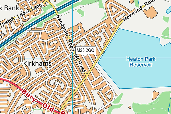 M25 2GQ map - OS VectorMap District (Ordnance Survey) M25 2GQ map - OS VectorMap District (Ordnance Survey)