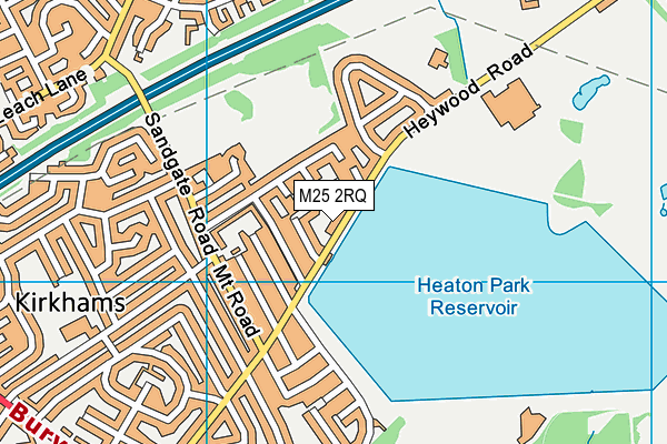 M25 2RQ map - OS VectorMap District (Ordnance Survey) M25 2RQ map - OS VectorMap District (Ordnance Survey)