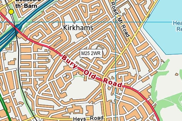 M25 2WR map - OS VectorMap District (Ordnance Survey) M25 2WR map - OS VectorMap District (Ordnance Survey)